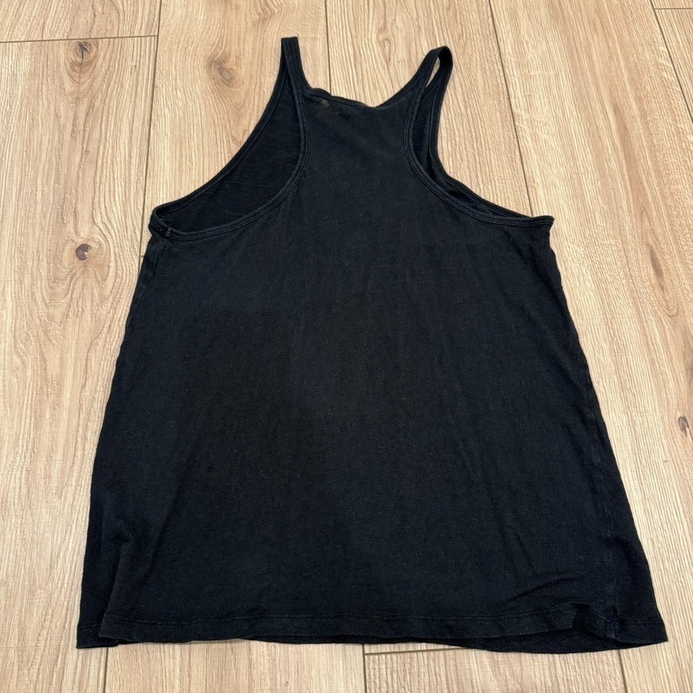 Black Racerback Tank Top - Picture 3 of 5